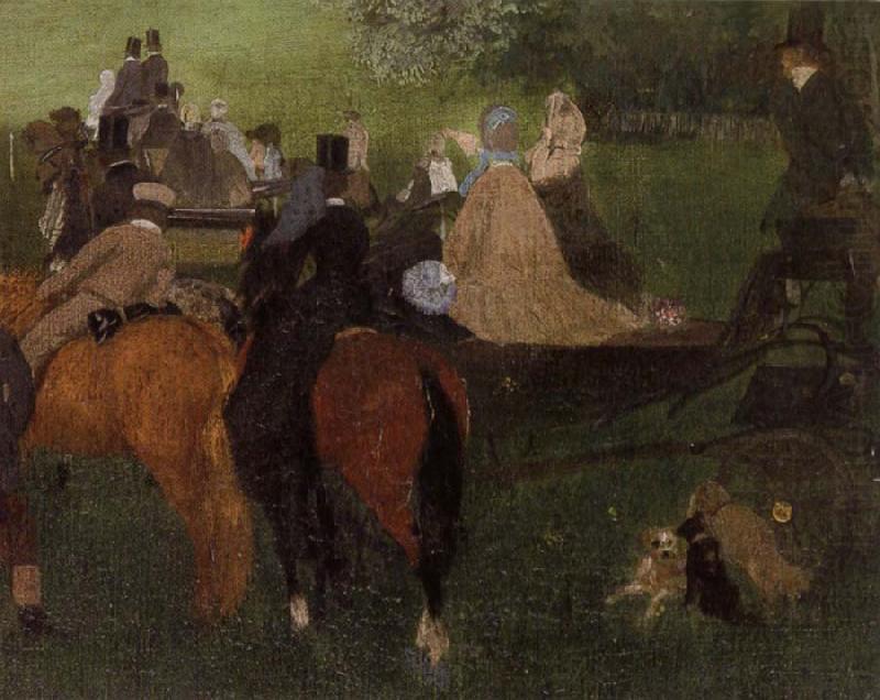On the Racecourse, Edgar Degas